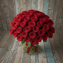 Букет 55 Красных роз Фридом #REPLACE_PRED# Алабушево