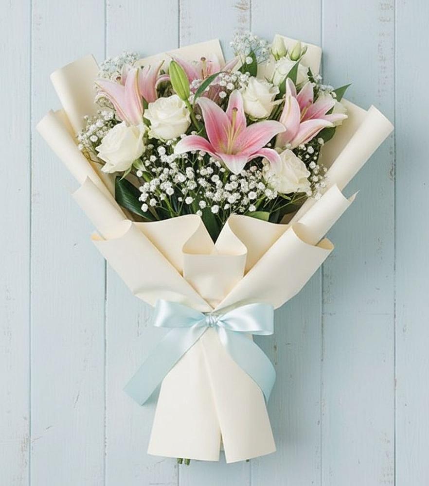 Букет цветов из: Лилии в Алабушево