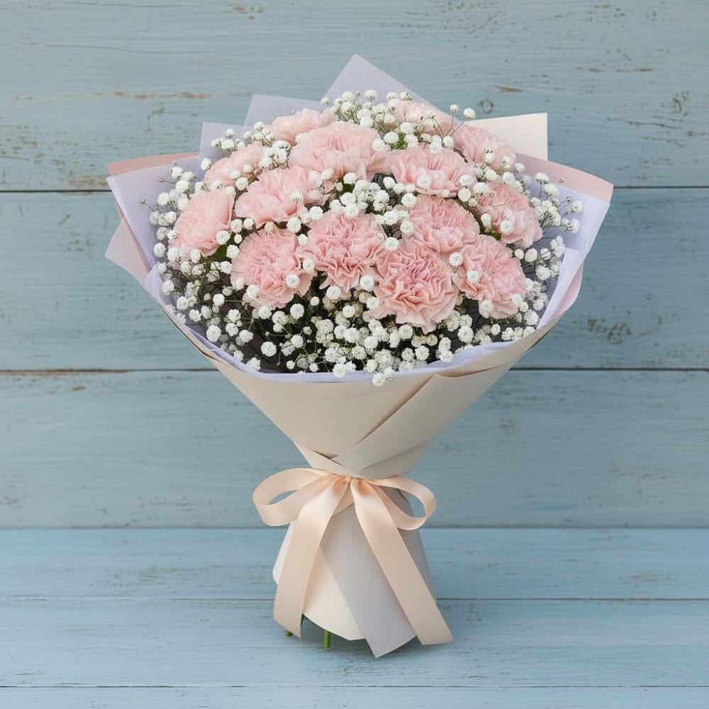 Букет цветов из: Гвоздики в Алабушево