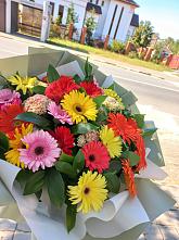 Букет цветов из:  Герберы #REPLACE_PRED# Алабушево