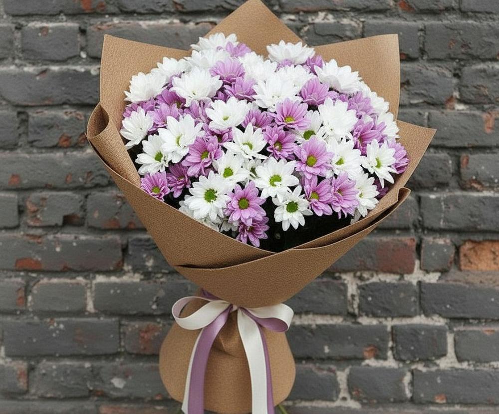 Букет цветов из: Хризантемы в Алабушево