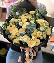Букет цветов из:  Розы и Лизиантусы #REPLACE_PRED# Алабушево