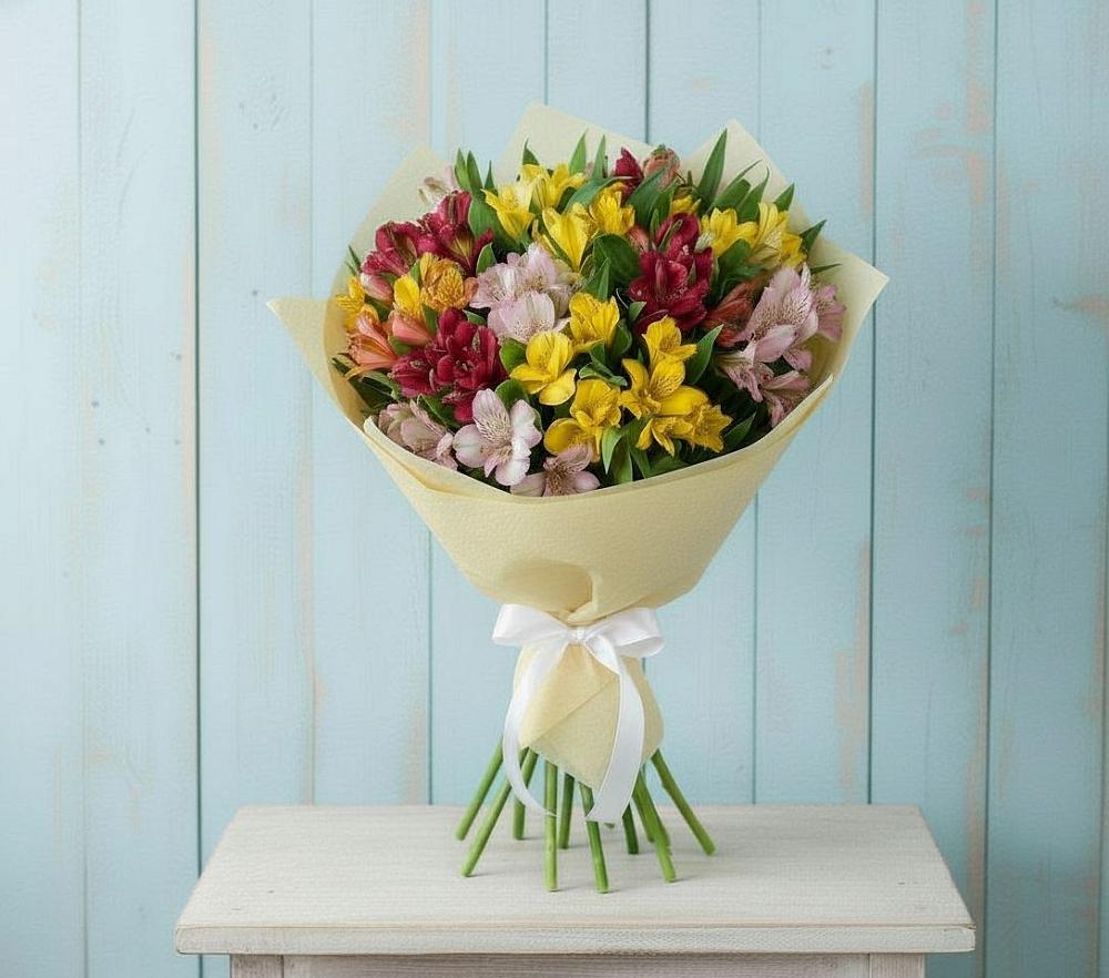 Букет цветов из: Альстромерии в Алабушево