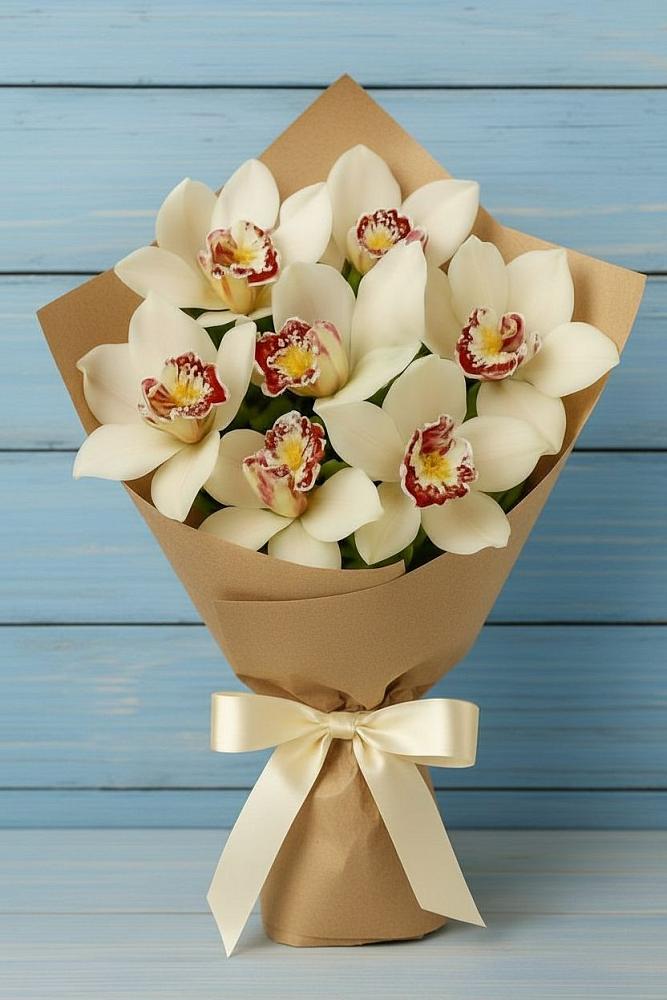 Букет цветов из: Орхидеи и Розы в Алабушево