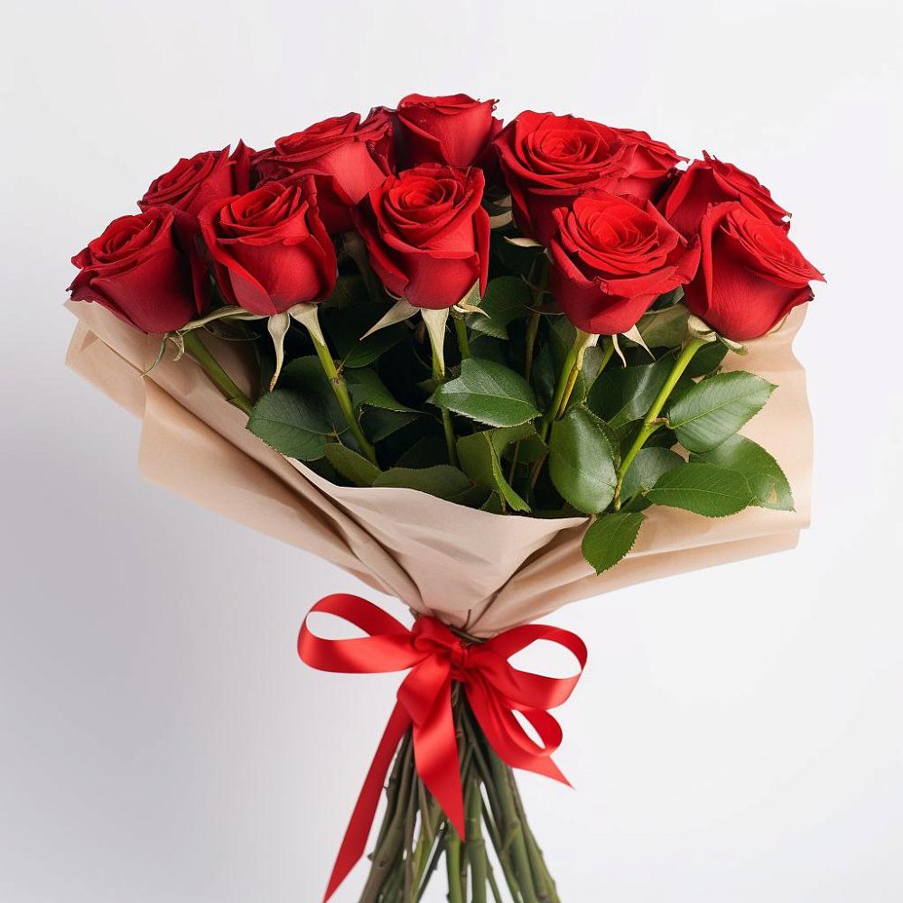 Букет 11 Красных роз Эдлесс Лав в Алабушево